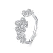 S925 Sterling Silver Pavé Setting CZ Ring for Women
