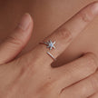 925 Sterling Silver Nano Opal Ring for Women