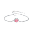 925 Sterling Silver Bracelet 150mm with CZ and Resin