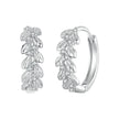 925 Sterling Silver Earrings with Pavé Setting CZ