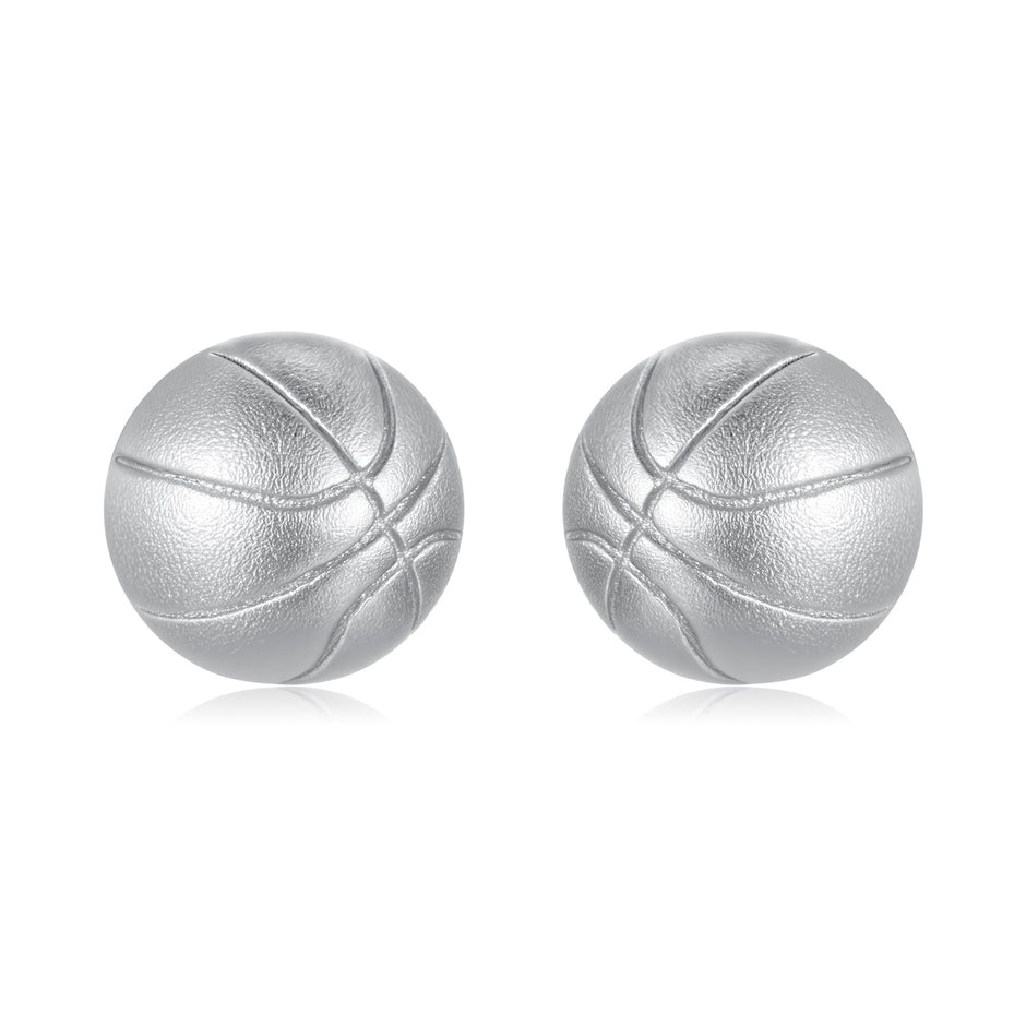 925 Sterling Silver Plated White Gold Earrings