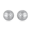 925 Sterling Silver Plated White Gold Earrings