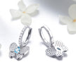 925 Sterling Silver Earrings with Pavé Setting CZ for Women