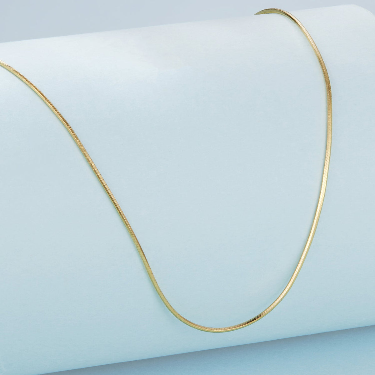 925 Sterling Silver + Plated White Gold 40cm Necklace