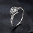 925 Sterling Silver Moissanite Ring 1ct Size 6