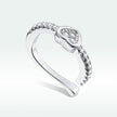 925 Sterling Silver Pavé Setting CZ Earrings for Women