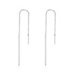 925 Sterling Silver Plated Platinum Earrings