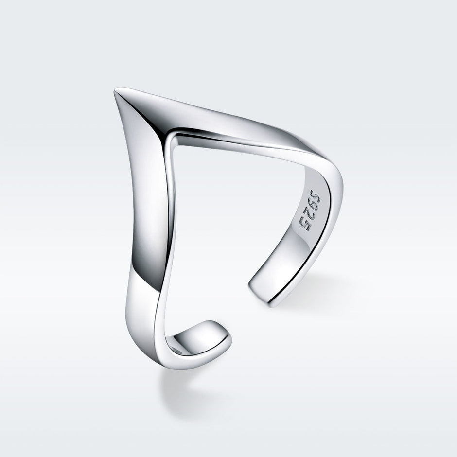 925 Sterling Silver Ring with Platinum Plating - 0.3cm Width - Unisex