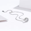 925 Sterling Silver & Platinum Plated CZ Bracelet for Women