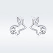 S925 Sterling Silver Plated Platinum Earrings