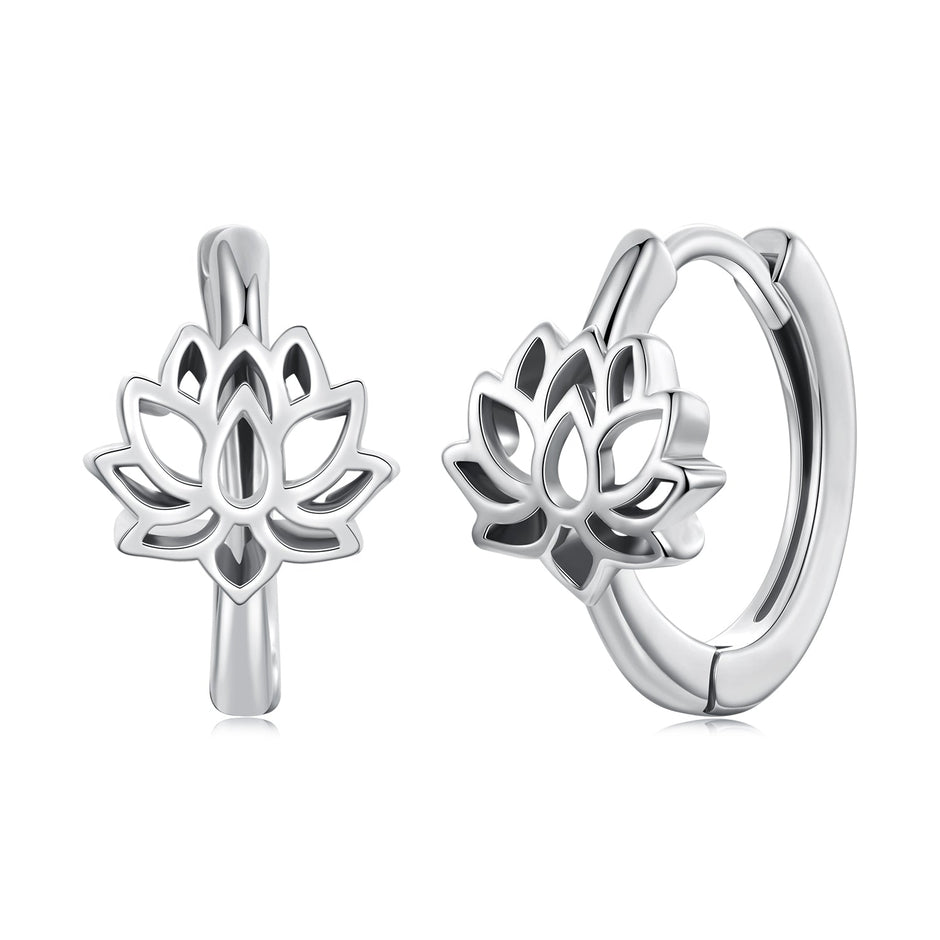 925 Sterling Silver Oxidized Silver Earrings 1.3x0.8cm for Women