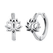 925 Sterling Silver Oxidized Silver Earrings 1.3x0.8cm for Women