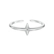925 Sterling Silver Oxidized Silver 0.12cm Ring for Men