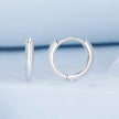 925 Sterling Silver Oxidized 14x3mm Earrings