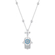 925 Sterling Silver Necklace with Pavé Setting CZ - 400mm Length