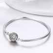 925 Sterling Silver SCB Bracelet Style Nan Size 17.0 for Women