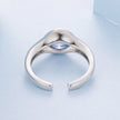 925 Sterling Silver White Gold Plated Pavé CZ Ring for Women