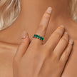 925 Sterling Silver Plated White Gold 1.4mm Ring Size 6.0 for Women