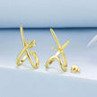 925 Sterling Silver Oxidized Silver Earrings