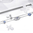 925 Sterling Silver Bracelet 22cm Length 0.9*2.2cm for Women