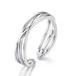 S925 Sterling Silver Ring 0.4cm Width