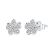 S925 Sterling Silver Pavé Setting CZ Earrings
