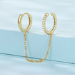 S925 Sterling Silver Earrings with Pavé Setting CZ for Women