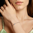 925 Sterling Silver 0.2 Carat Genuine Moissanite Bracelet for Women