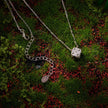 925 Sterling Silver White Gold Plated Moissanite 40+5cm Necklace for Women