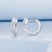 925 Sterling Silver White Gold Plated Earrings for Women