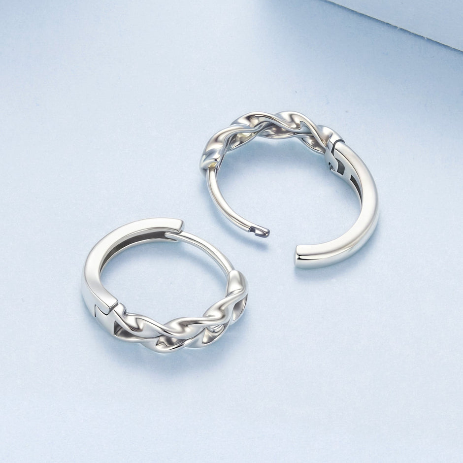925 Sterling Silver Earrings for Women with Oxidized Finish