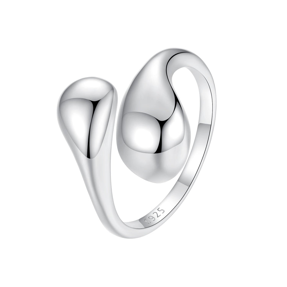 925 Sterling Silver Plated Gold Ring for Women
