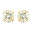 1.24 Carat Genuine LB Diamond 14K Yellow Gold Earrings