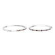 2.24 Carat Genuine Multi Sapphire .925 Sterling Silver Earrings