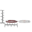 1.92 Carat Genuine Garnet .925 Sterling Silver Earrings