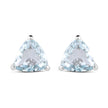 1.26 Carat Genuine Aquamarine .925 Sterling Silver Earrings