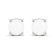 1.18 Carat Genuine Opal .925 Sterling Silver Earrings