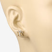 0.88 Carat Genuine Citrine .925 Sterling Silver Earrings