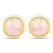 1.00 Carat Genuine Ethiopian Opal .925 Sterling Silver Earrings