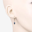 1.20 Carat Genuine Blue Sapphire 10K Yellow Gold Earrings