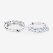 1.20 Carat Genuine Aquamarine .925 Sterling Silver Earrings