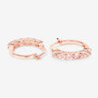 1.08 Carat Genuine Morganite .925 Sterling Silver Earrings