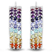 8.79 Carat Genuine Multi Stones .925 Sterling Silver Earrings