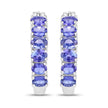 2.04 Carat Genuine Tanzanite .925 Sterling Silver Earrings