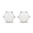 0.74 Carat Genuine Opal .925 Sterling Silver Earrings
