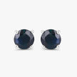 1.30 Carat Genuine Blue Sapphire 10K White Gold Earrings