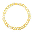 7.0mm 10k Yellow Gold Curb Bracelet