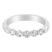 14K White Gold 1/2 cttw Diamond 5-Stone Band Ring (H-I Clarity, SI2-I1 Color) - Size 7