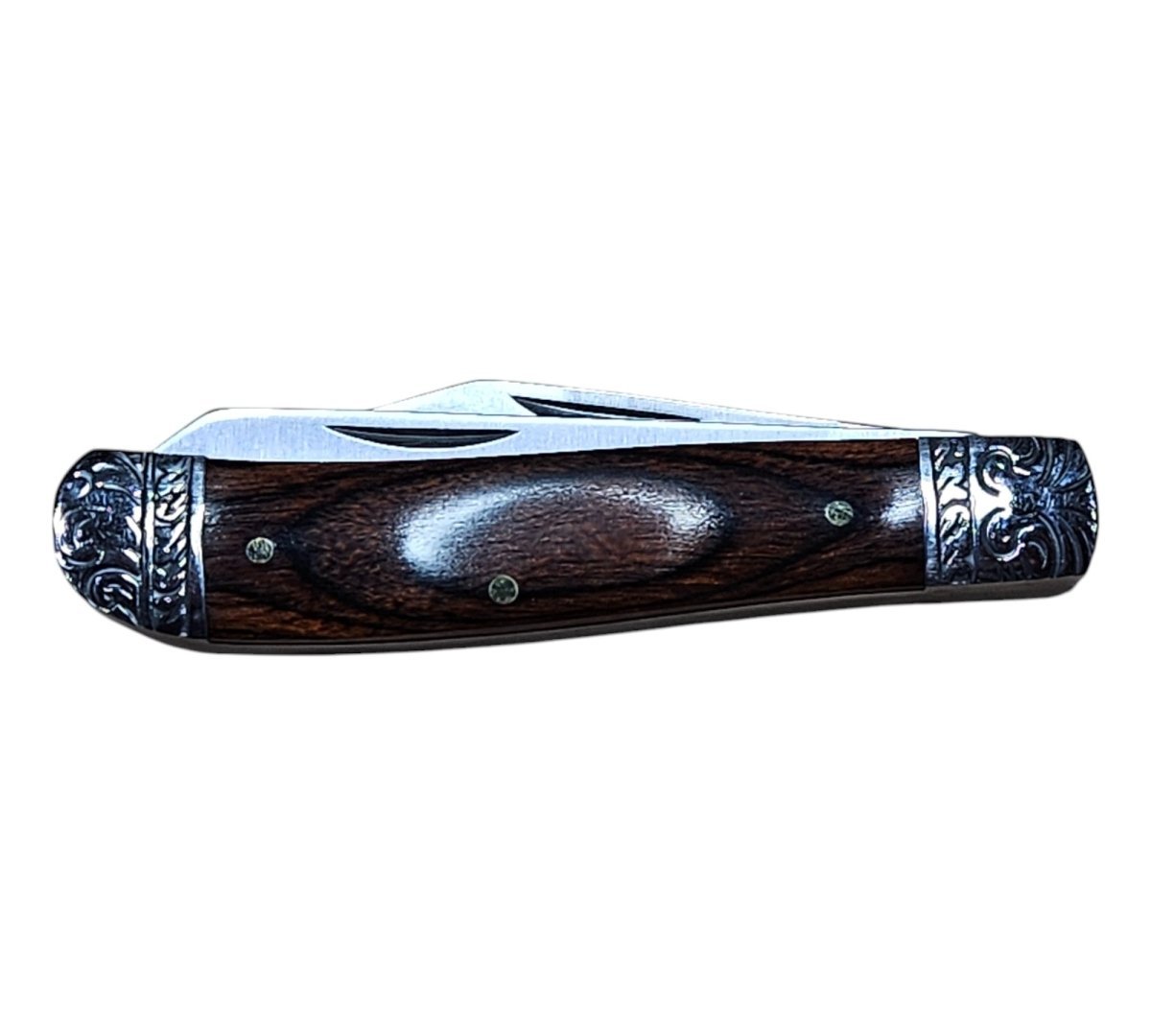Elk Ridge 2 - Bladed Trapper Gentleman’s Knife – Classic Elegance Meets Everyday Utility - Knife - Custom Crafting Alliance, LLC