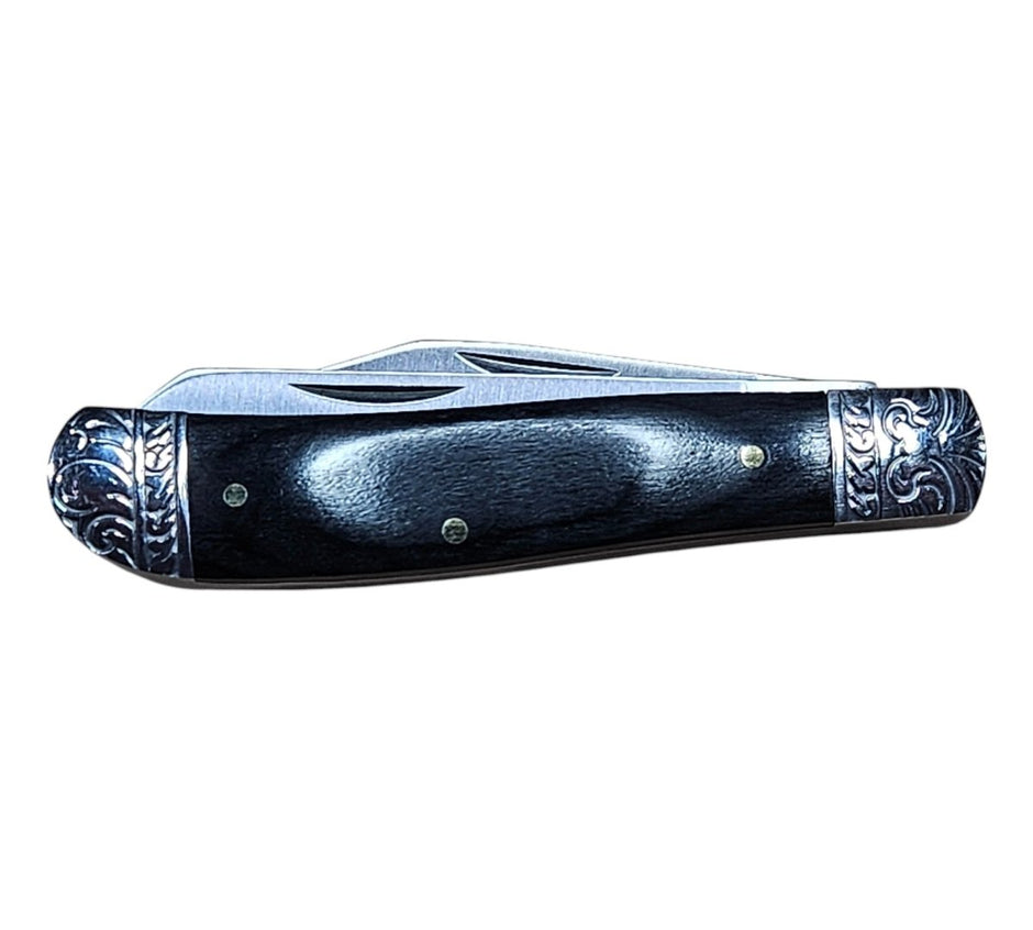 Elk Ridge 2 - Bladed Trapper Gentleman’s Knife – Classic Elegance Meets Everyday Utility - Knife - Custom Crafting Alliance, LLC